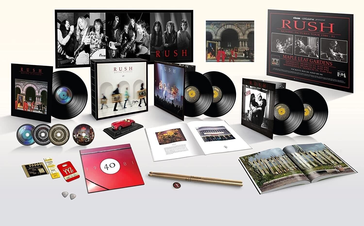 Rush Moving Pictures (40th Anniversary) [Super Deluxe 3CD/5LP/Blu-Ray] - New