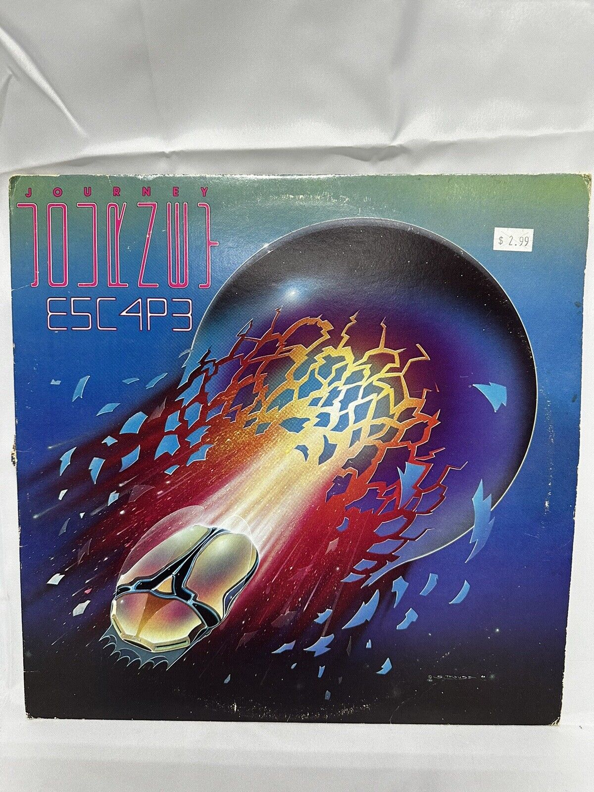 Journey - ESCAPE - Columbia 37408 (1981 LP w/ lyric sleeve
