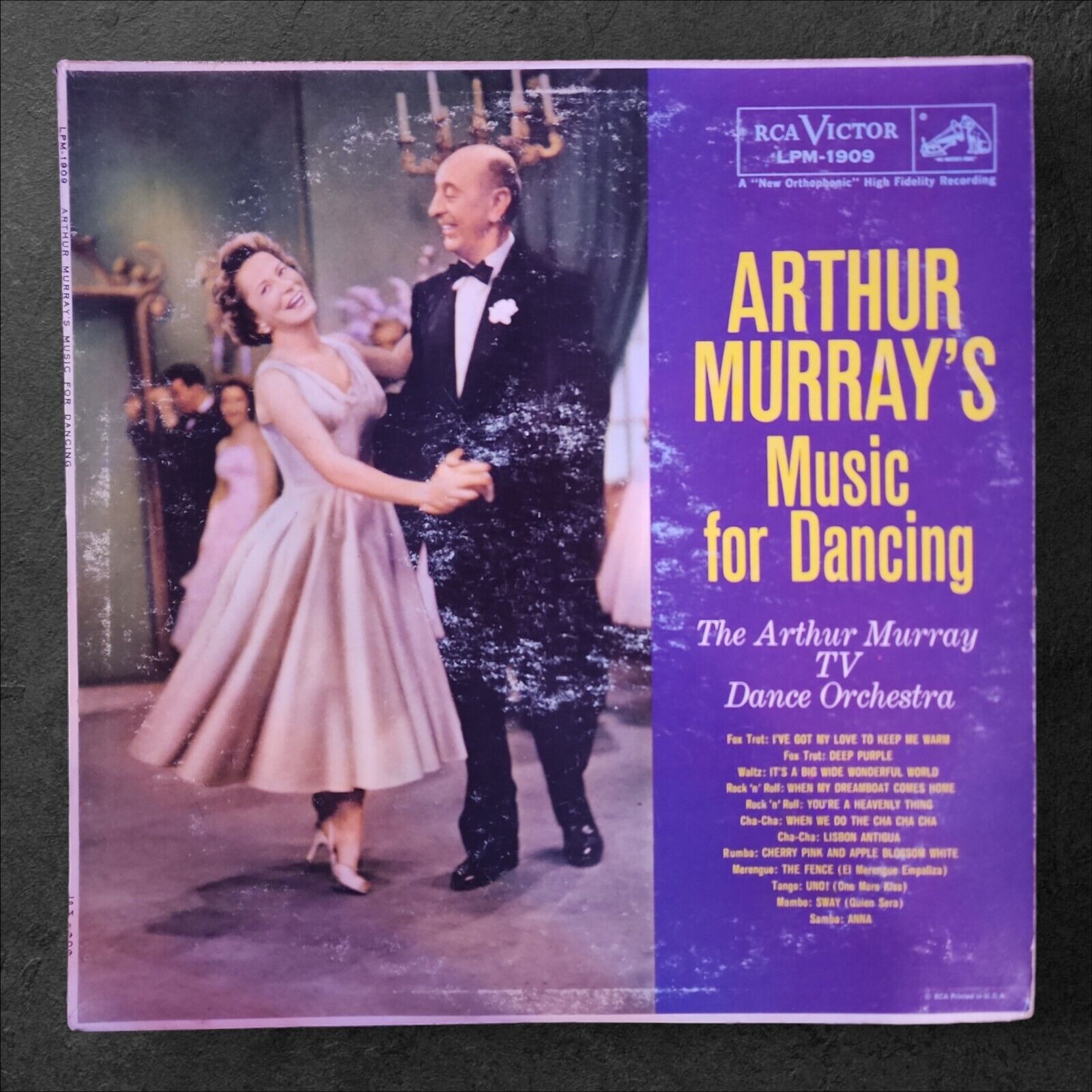Arthur Murray\'s Music For Dancing (Vinyl, 1958) RCA Victor LPM 1909 LP Record