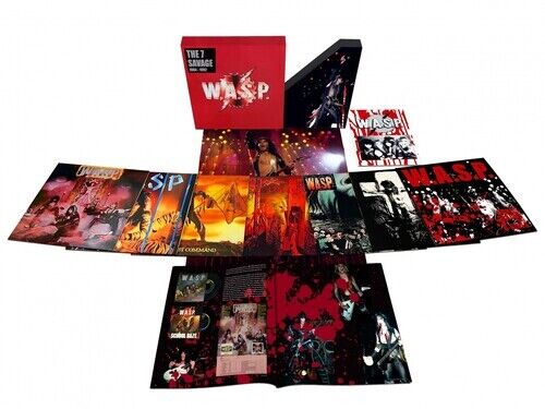 PRE-ORDER W.A.S.P. - 7 Savage - Second Edition - 8LP Box, 60 Page Book, Poster [