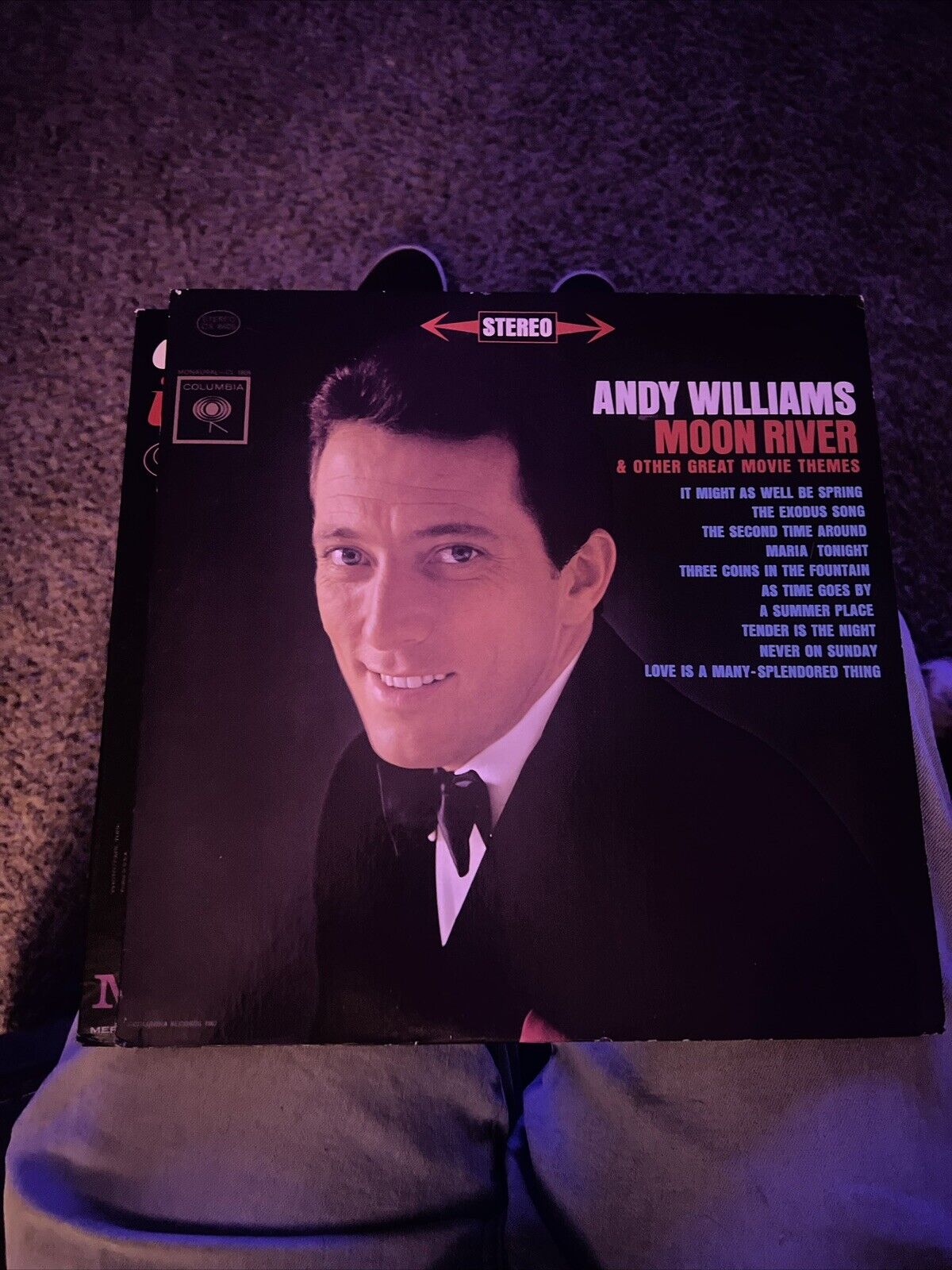 ANDY WILLIAMS MOON RIVER, OTHER MOVIE THEMES 12\