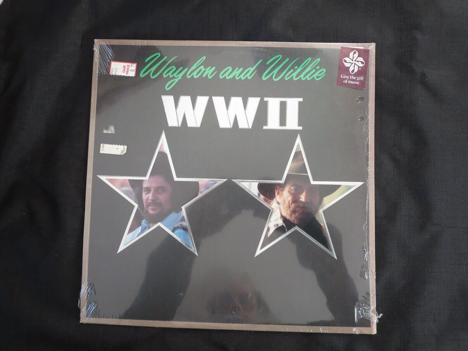 WAYLON JENNINGS and WILLIE NELSON, WWII USA NEW OLD STOCK SEALED LP