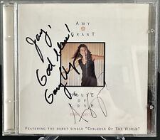 Amy Grant ‎House Of Love Radio Special Myrrh Promo CD Autographed Amy + Gary picture