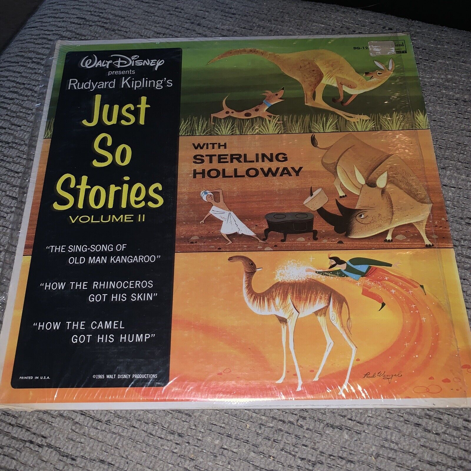1965 Walt Disney & Rudyard Kipling\'s Just So Stories V2 LP Vinyl Record  - 1275