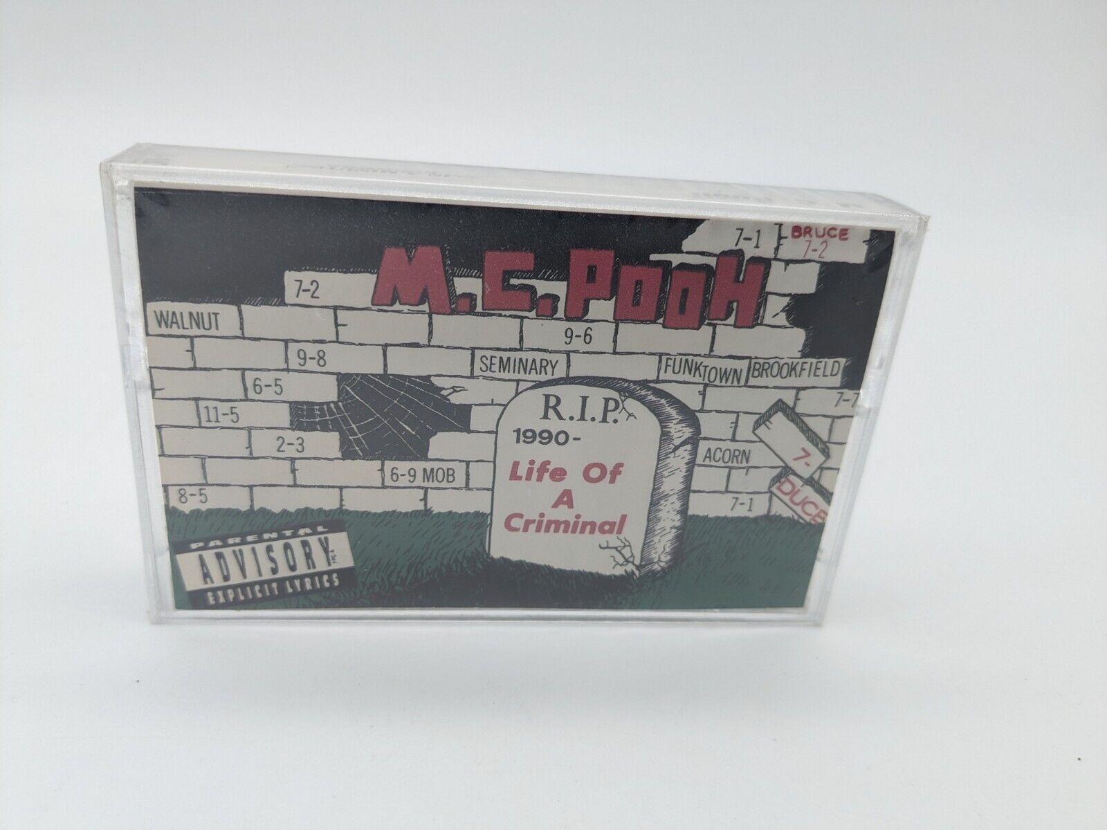 M.C. POOH - Life of a criminal SEALED cassette - rare Rap FBI-187