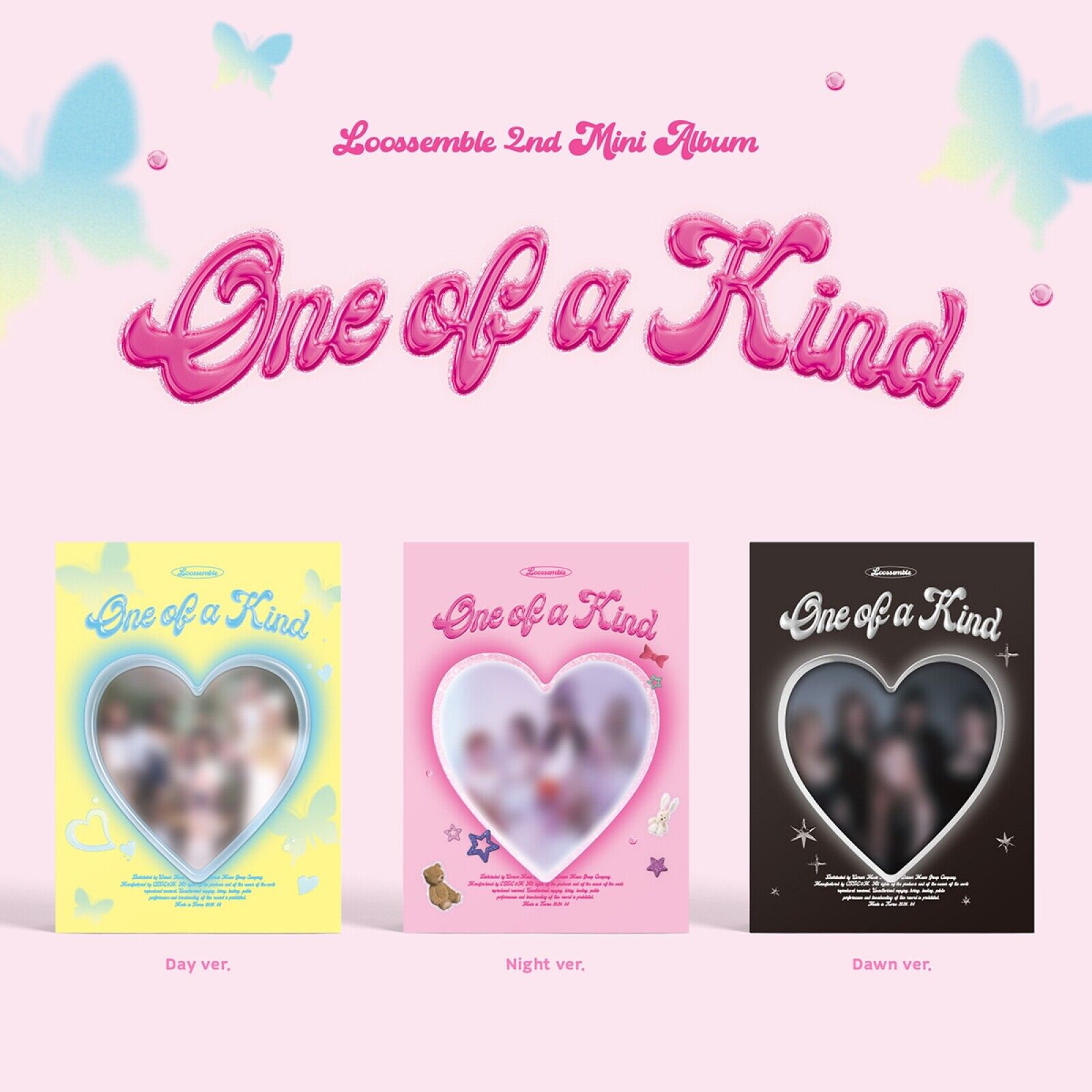 LOOSSEMBLE [ONE OF A KIND] 2nd Mini Album CD+Photo Book+Stand+4Card+Poster+GIFT