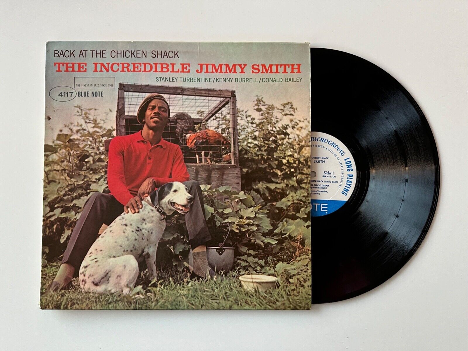 JIMMY SMITH - BACK AT THE CHICKEN SHACK LP - OG MONO \'63 - BLUE NOTE - 4117