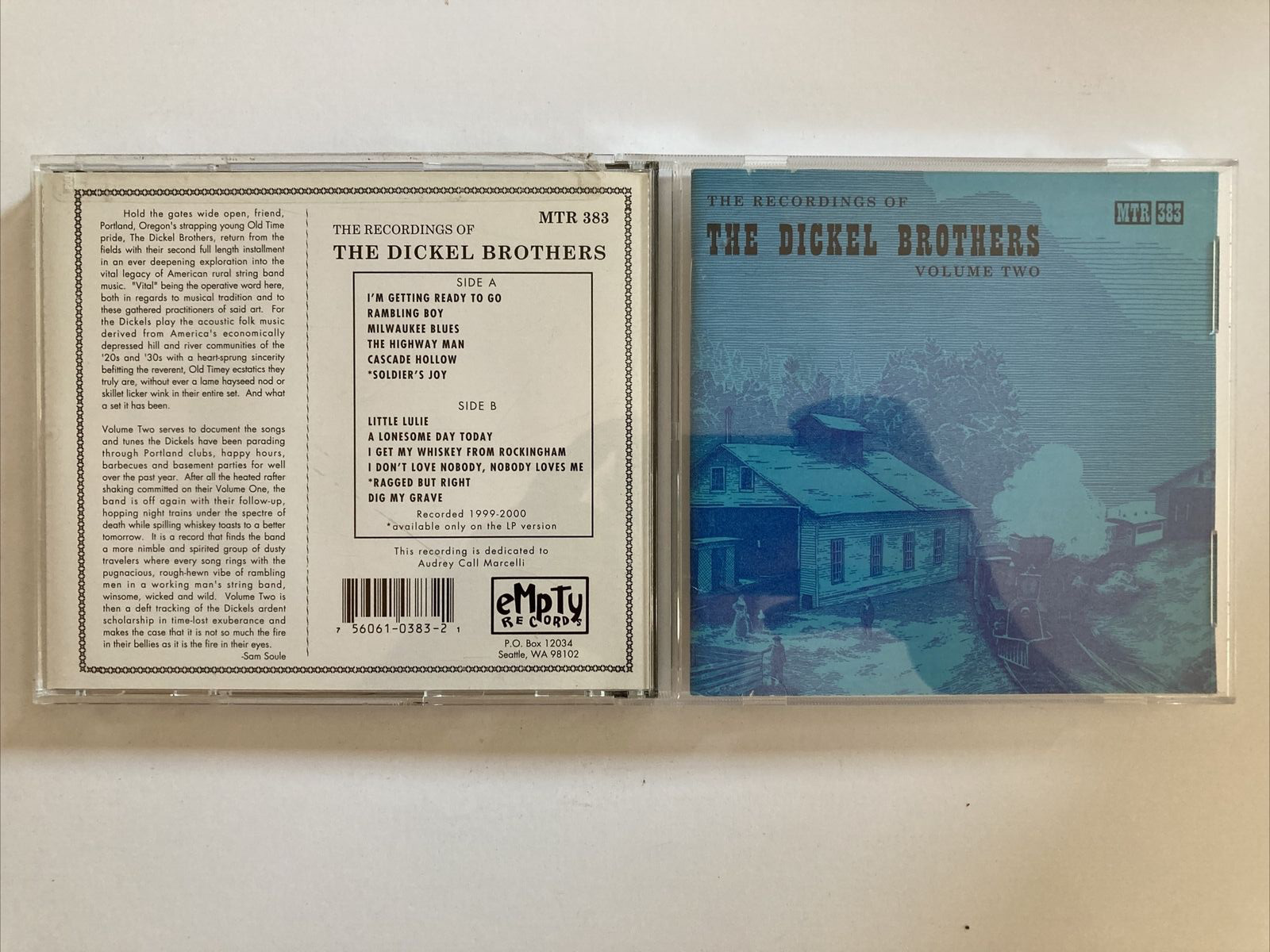 The Recordings of the Dickel Brothers, Vol. 2 * by The Dickel Brothers (CD,...