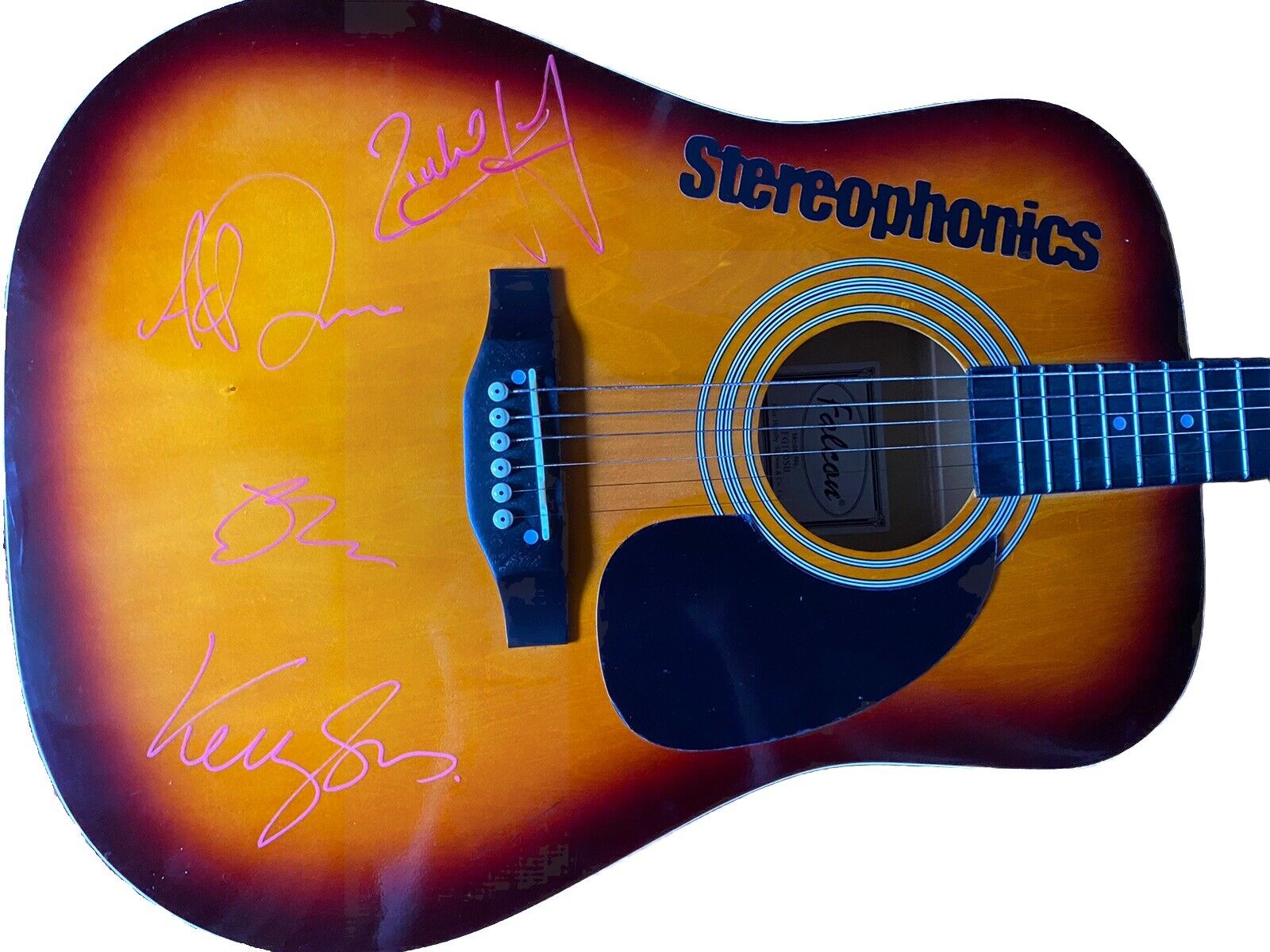 Stereophonics    **HAND SIGNED**  Full Size Acoustic Guitar - AUTOGRAPHED