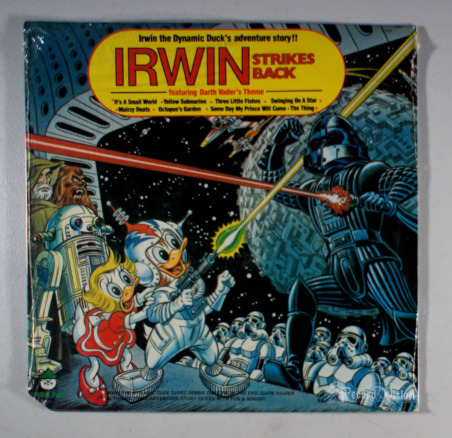 Dynamic Duck - Irwin Strikes Back (1980) [SEALED] Vinyl LP • Disco, Darth Vader