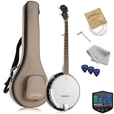 5-String Banjo - Full Size w/ Closed Back, Mahogany Resonator, Geared 5th Tuner picture