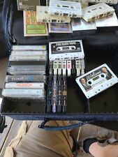 Vintage Royal Traveler Denim Cassette Storage Travel Carry Case - Holds 48 Tapes picture