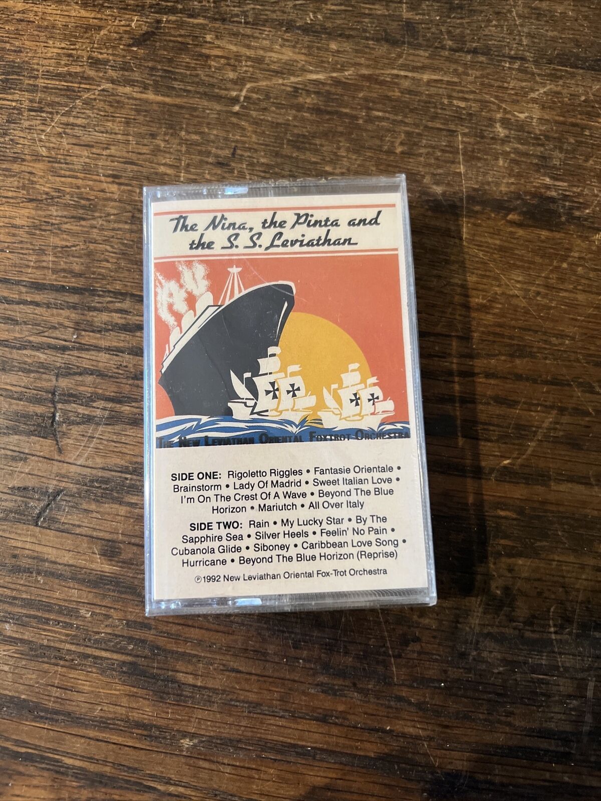 NEW LEVIATHAN ORIENTAL FOX-TROT ORCHESTRA The Nina Pinta & The SS Tape Cassette