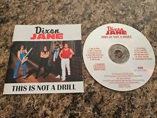 RARE exc 1993 CD DIXON JANE THIS IS NOT A DRILL DJ0001 CANADA HARD ROCK NO UPC picture