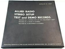 No Artist – Allied Radio Stereo Setup - Test And Demo Records 3xLP Vinyl Set picture