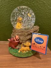 Disney Lion King Snow Globe Musical Water Dome Simba Mufasa Vintage NWT 6” picture