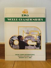 Drums Corps International 1985 World Championships Program, Great Condition picture