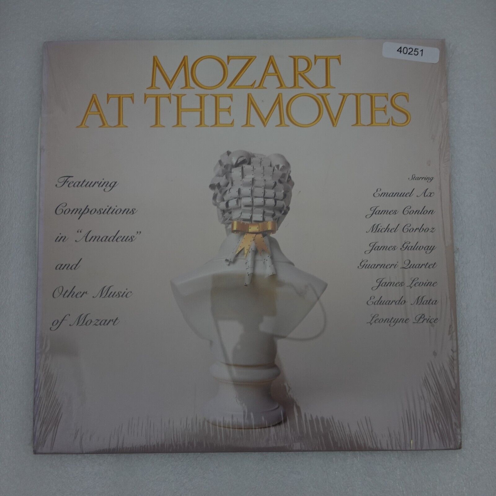 Various Artists Mozart At The Movies w/ Shrink LP Vinyl Record Album