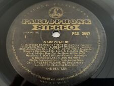 Beatles Please Please Me 1963 STEREO Black and Gold Dick James pressing picture