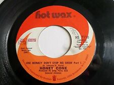 Honey Cone One Monkey Don’t Stop No Show Part I & II 45 1972 Hot Vinyl Record picture