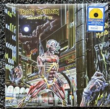 IRON MAIDEN SOMEWHERE IN TIME CANARY YELLOW LP VINYL + 3D PRINT picture