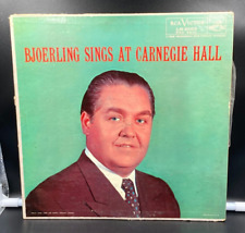 Bjoerling Sings At Carnegie Hall RCA Victor LM-2003 Red Seal 33