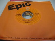 Rock Unplayed NM 45 R.E.O. Keep Pushin' on Epic picture