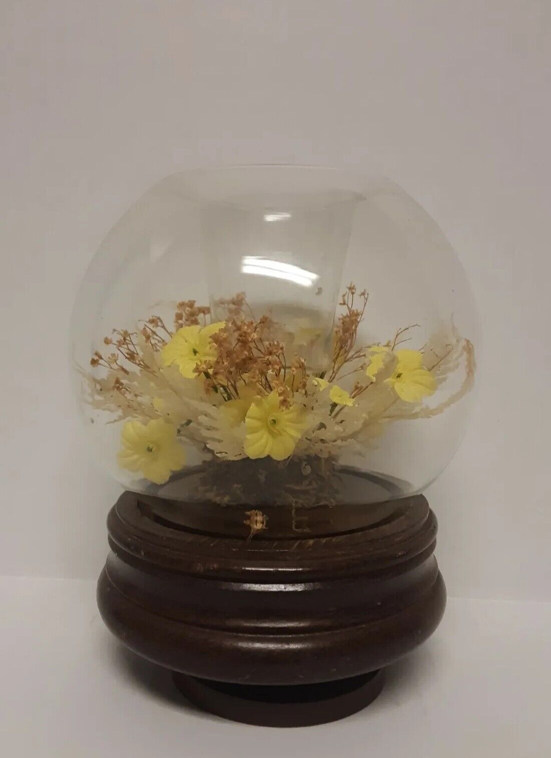 Vintage, Dry Yellow Flower Music Box
