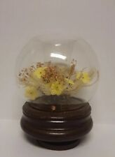 Vintage, Dry Yellow Flower Music Box picture
