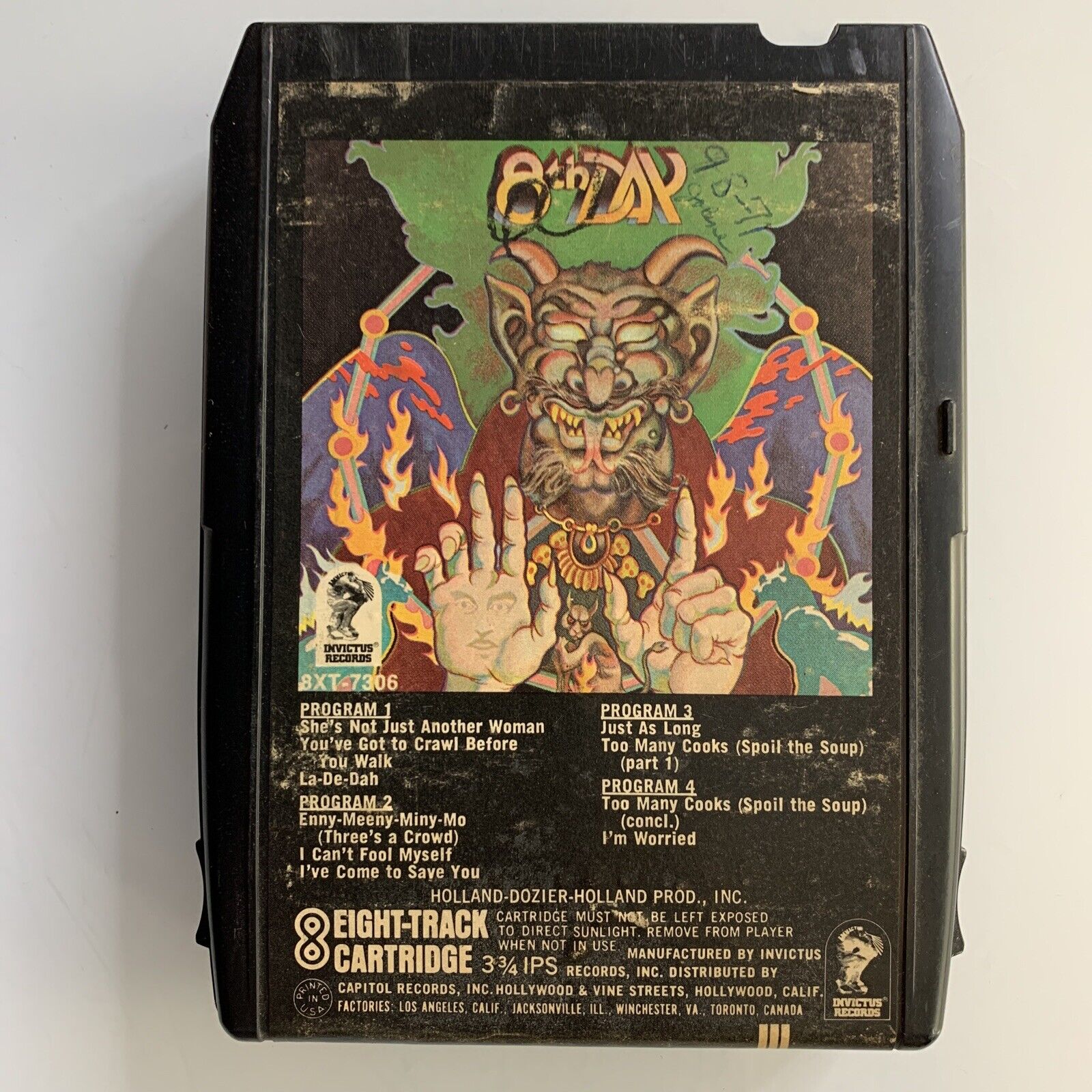 The 8th Day Self Titled (8-Track Tape) NEEDS REPAIRED