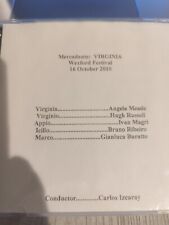 Rare Live Opera Recording CD -397 Virginia Meade Russell Magri Ribeiro Buratto picture