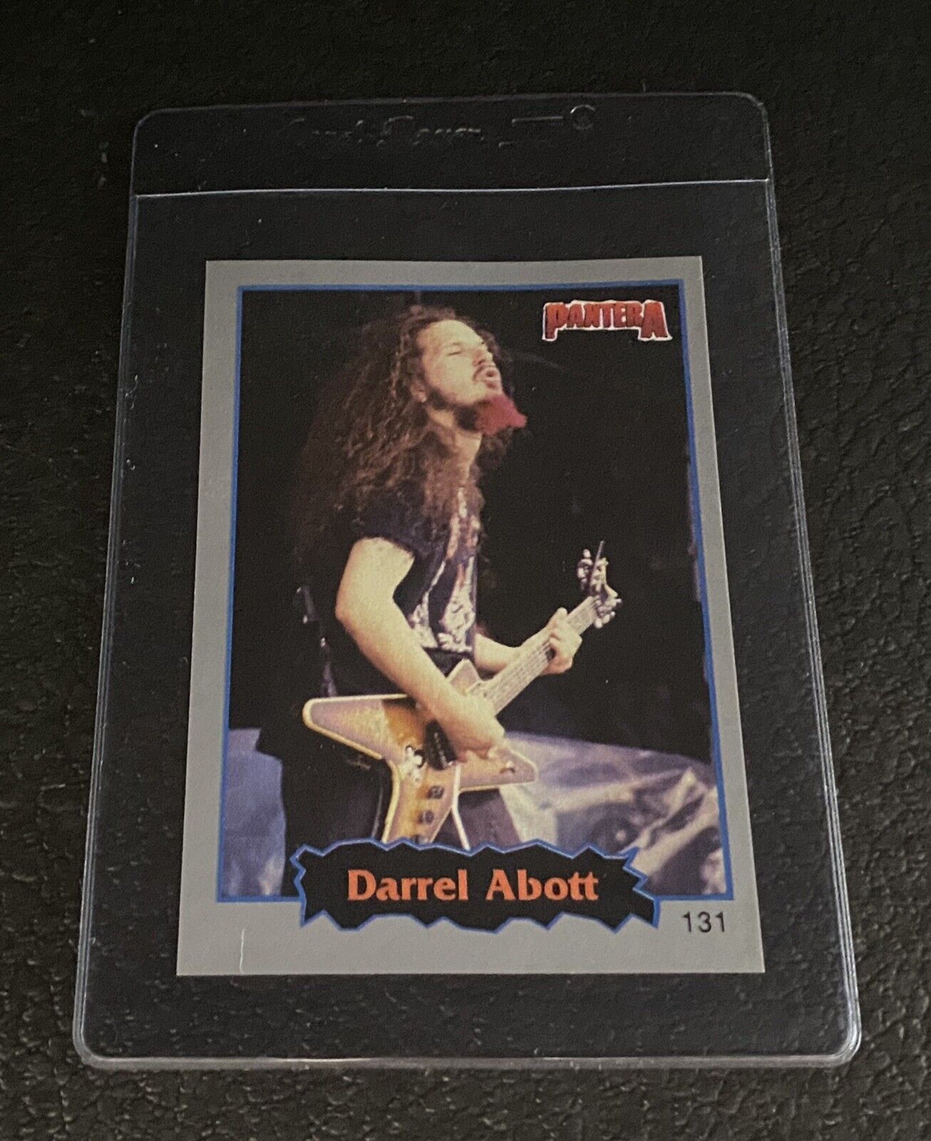 Dimebag Darrell Pantera Guitar Sticker 1997 Argentina International Rock Cards