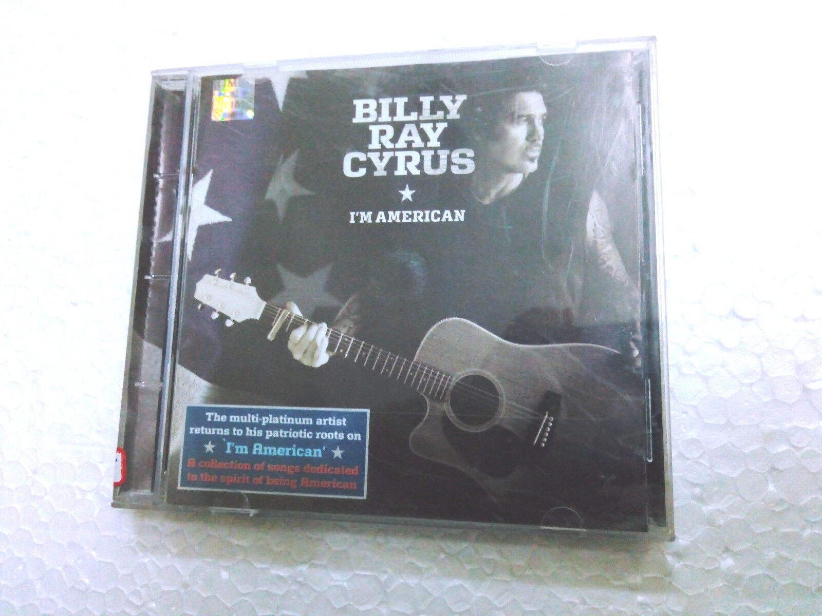 BILLY RAY CYRUS  I\'M AMERICAN  CD 2011  RARE INDIA INDIAN hologram Orig