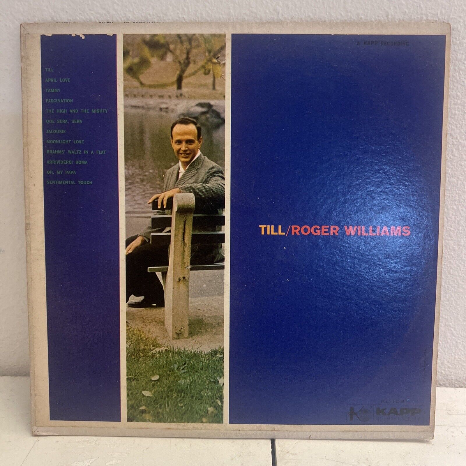 Vintage Roger Williams Till Kapp Records Hi Fidelity LP Vinyl Record Album