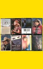 WILLIE NELSON Somewhere Over The Rainbow Country Music Cassette Tape Lot of 8 picture