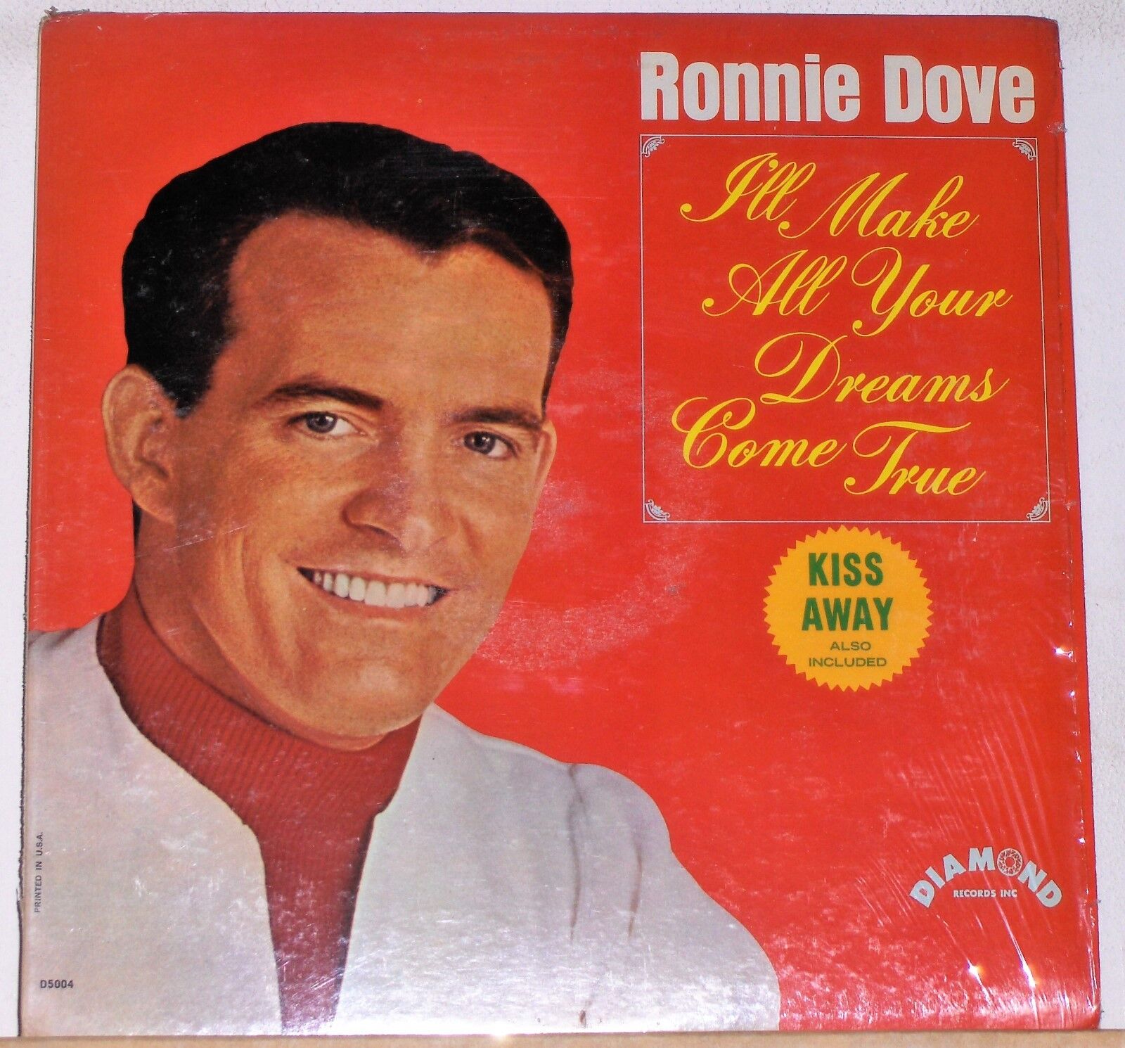 Ronnie Dove - I'll Make All Your Dreams Come True - LP Record Album - Excellent