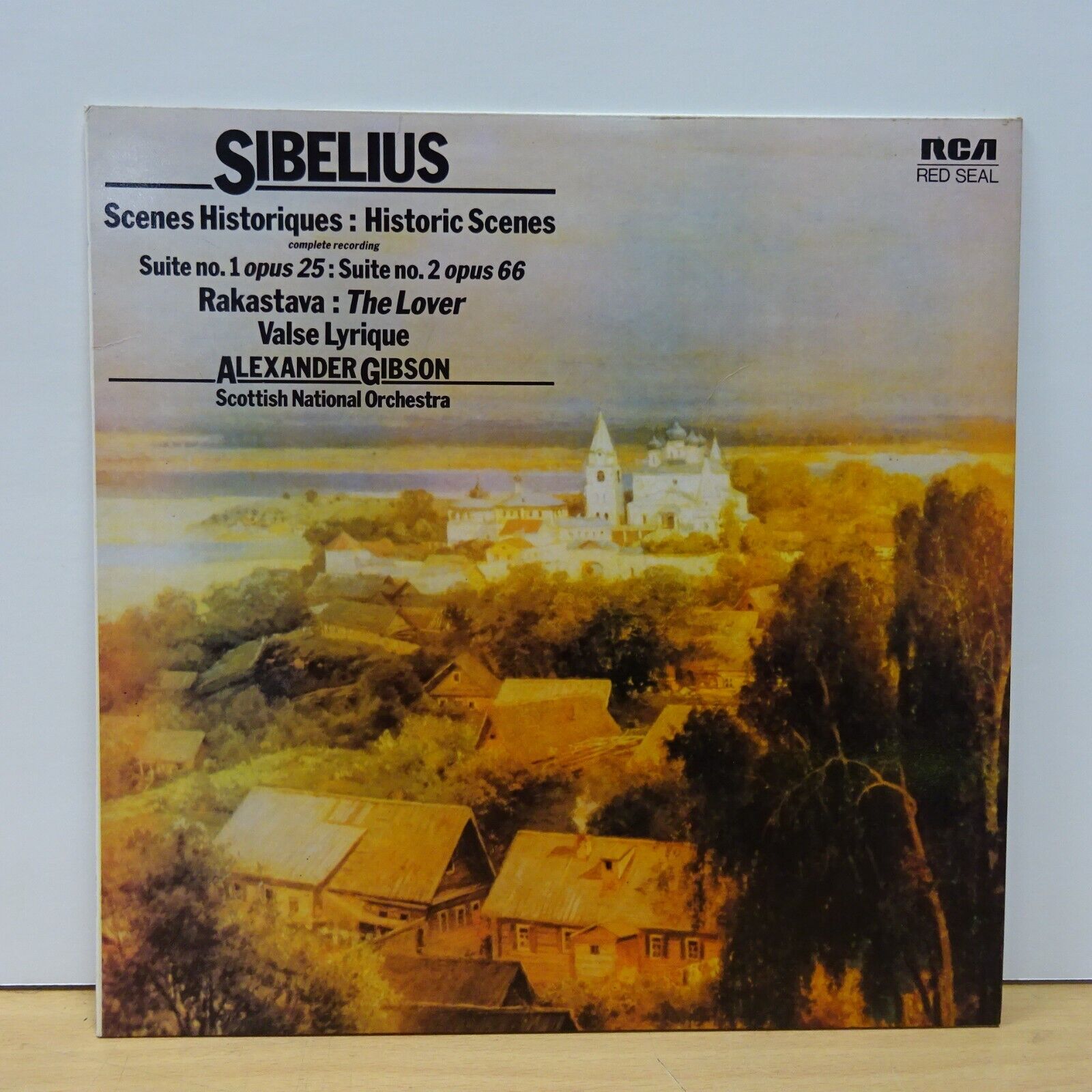RL 25051 SIBELIUS Historic Scenes ALEXANDER GIBSON SNO RCA STEREO LP  EX+