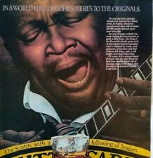 BB King Blues Guitar Legend Magazine Ad Original Ready To Frame 1982 Cutty Sark picture