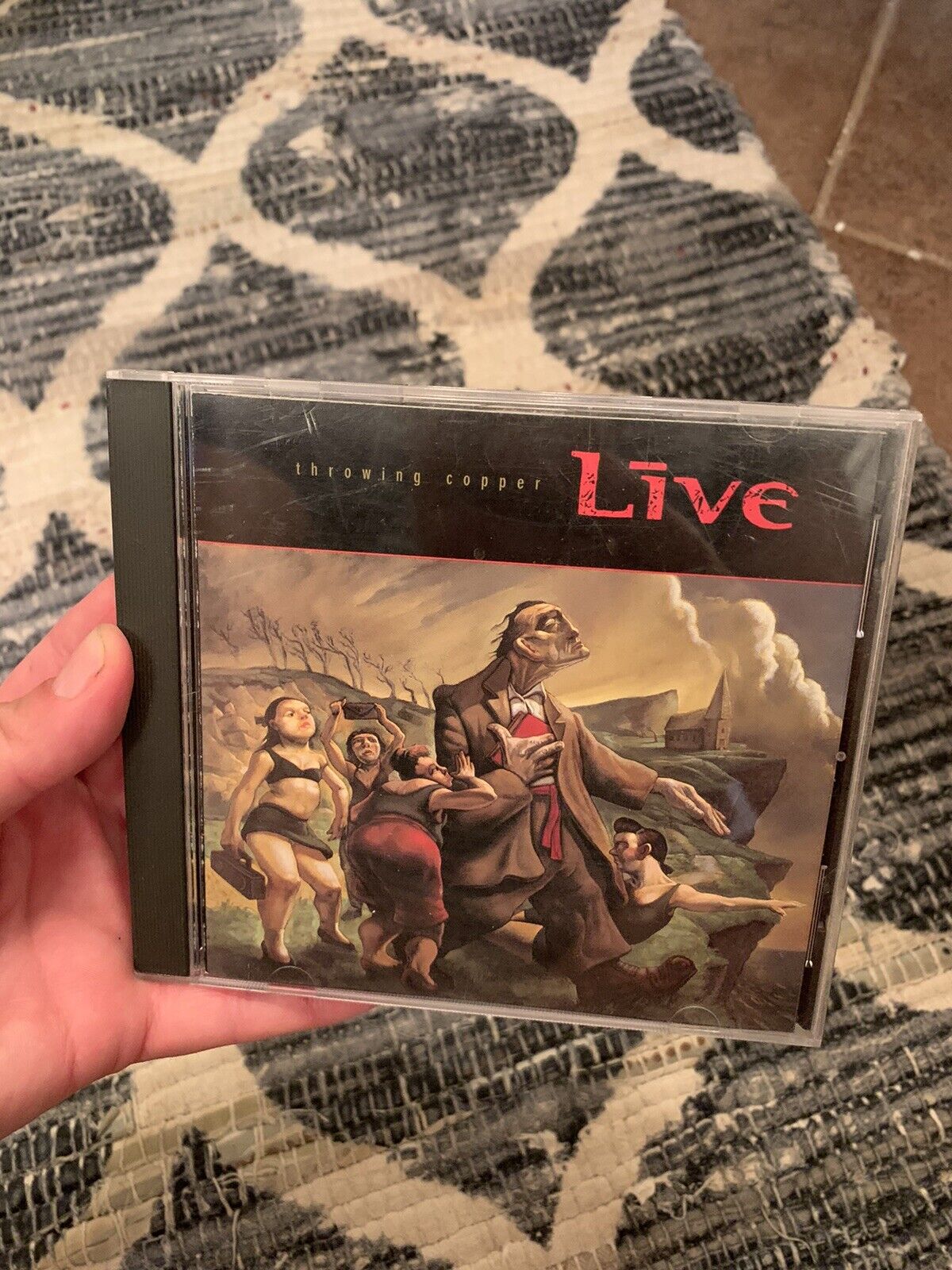 VINTAGE 1995 Live Throwing Copper Audio CD rard-10997 Green Radioactive Records