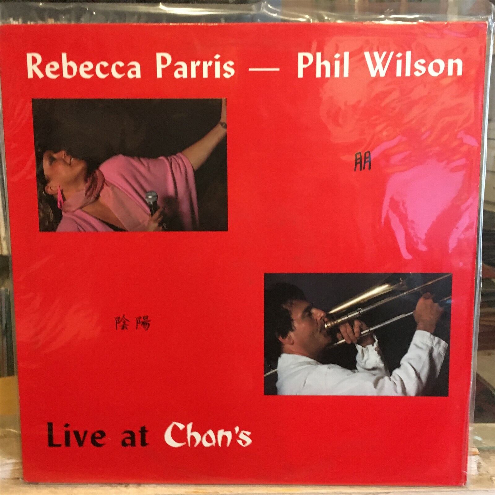 [SOUL/JAZZ]~EXC LP~REBECCA PARRIS~PHIL WILSON~Live At Chan\'s~[OG 1985~WESTON BLA