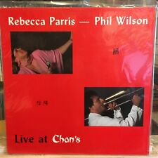 [SOUL/JAZZ]~EXC LP~REBECCA PARRIS~PHIL WILSON~Live At Chan's~[OG 1985~WESTON BLA picture