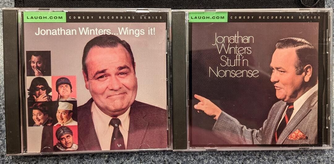 Jonathan Winters UK Import 2-CD Set / VF / Stuff n\' Nonsense, Wings It / Comedy 