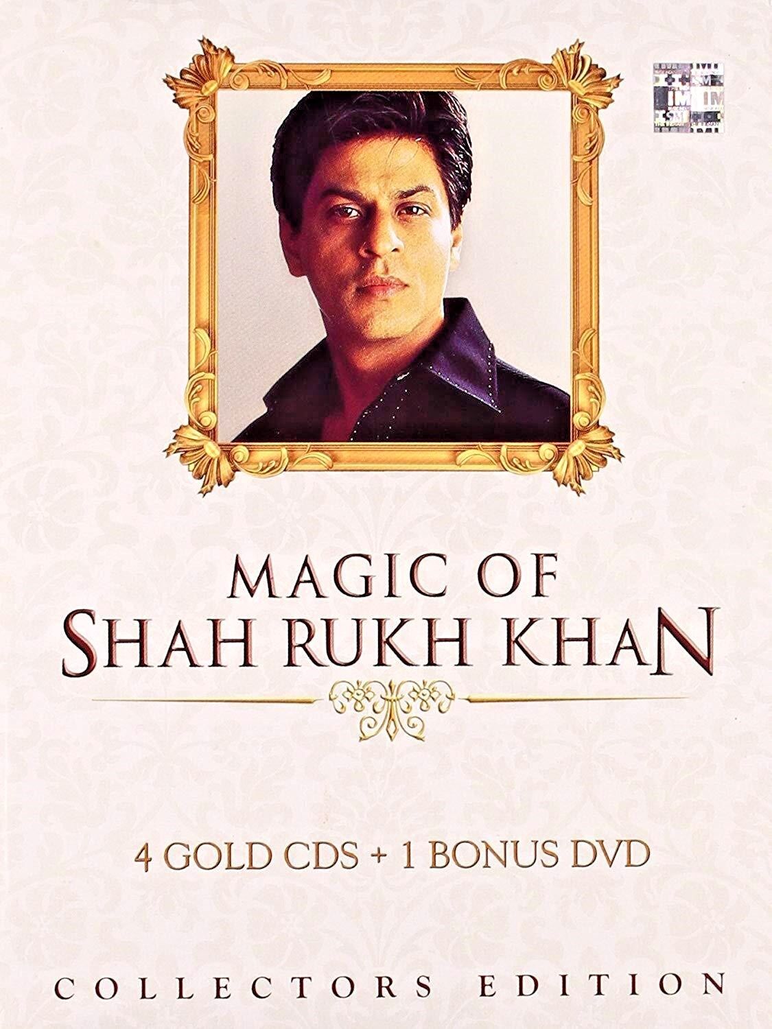 MAGIC OF SHAH RUKH KHAN (4 Gold CDs + 1 Bonus DVD) EXTREMELY RARE