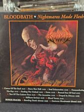 Bloodbath Nightmare Made Flesh Advance Promo CD LP Style Slipcase Rare 2005 picture