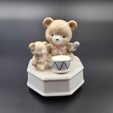 Vintage Otagiri Bears With Drum Music Box picture
