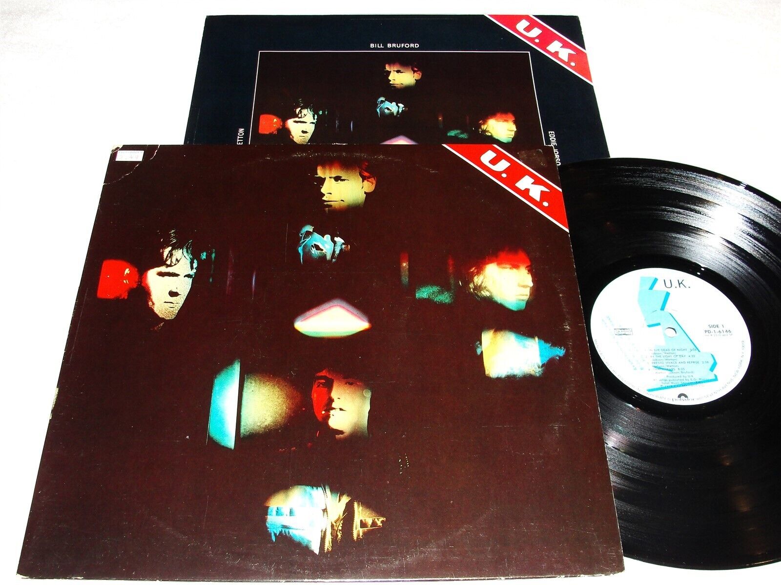UK U.K. - Self-Titled S/T, 1978 Rock LP, VG+, Original Polydor Press, MASTERDISK