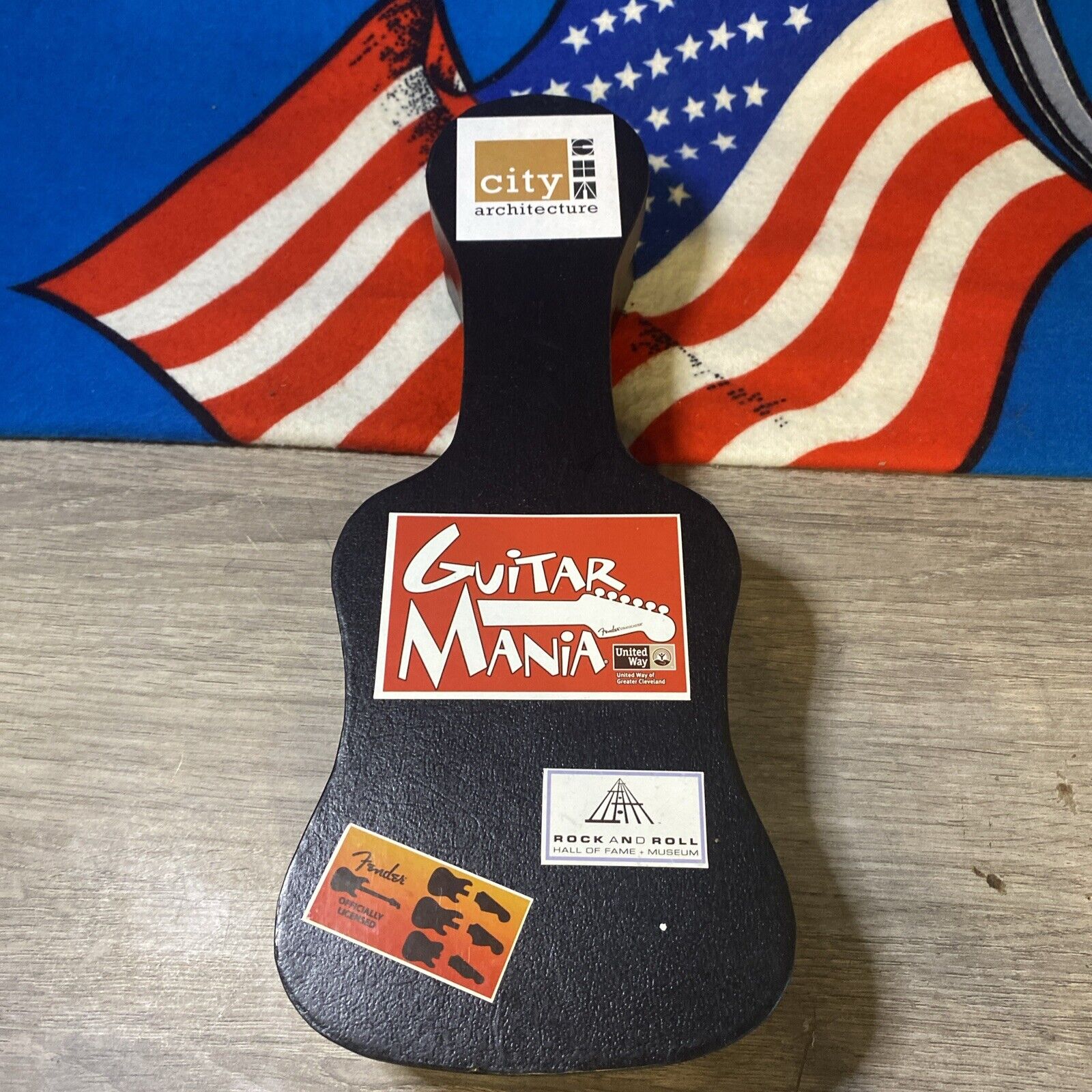 Guitar Mania Mini Guitar Backstage Pass 2009 Fender  Power Of Music #12053 New