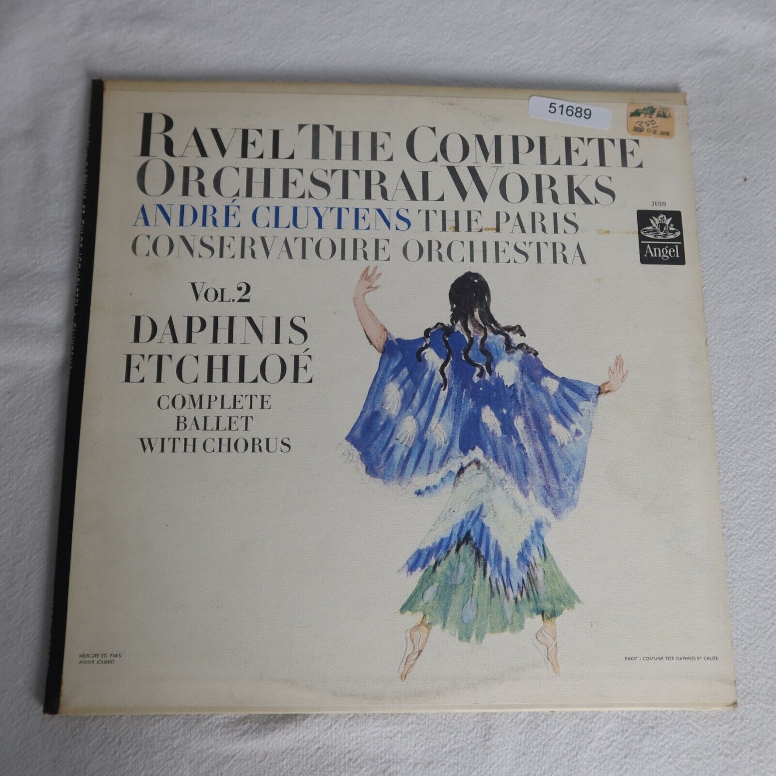 Andre Cluytens Ravel The Complete Orchestral Works LP Vinyl Record Album