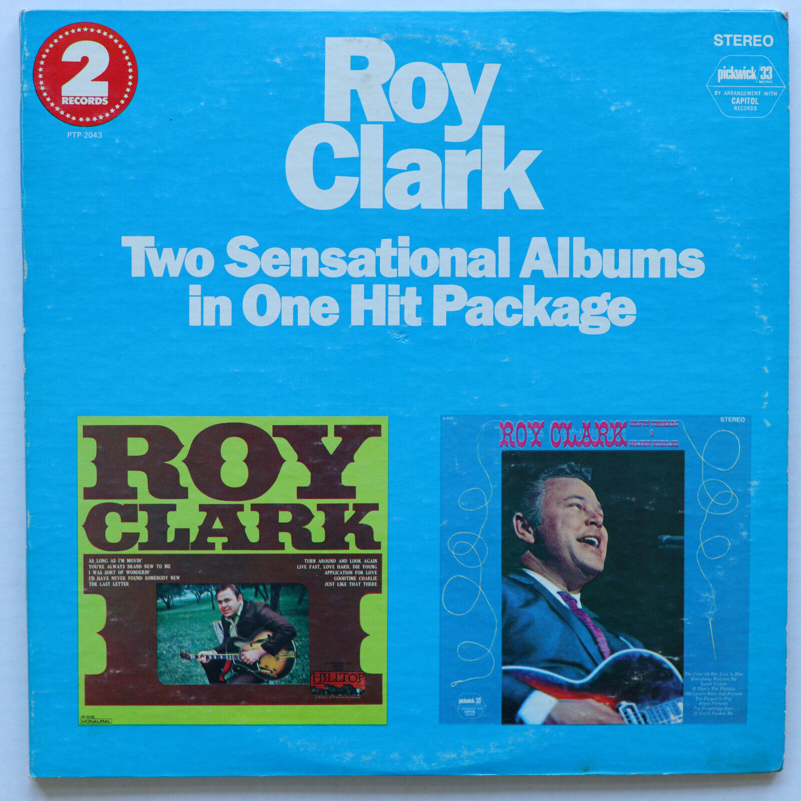 Roy Clark - Double Album – Silver Threads & Golden Needles - 2x 12\