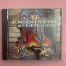 RARE - City Of Santa Clarita Cowboy Poetry & Music Festival 2004 CD - TESTED picture